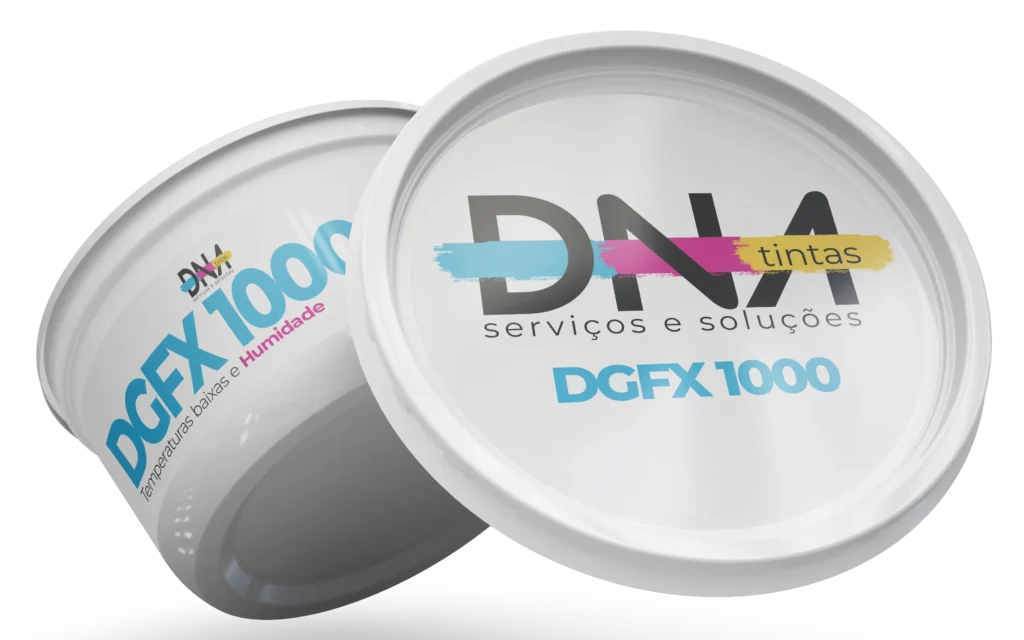 Impressão em pote com Tinta DGFX 1000